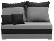 Dvojmiestna pohovka s funkciou spania GUSTO 2 Světle šedá/černá