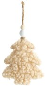 Vianočná ozdoba 428B béžová (12 ks)