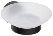 Sapho Sapho, X-ROUND BLACK mydeľnička, mliečne sklo, čierna, XR803B