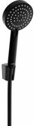 Mexen príslušenstvo - 1-bodový ručný sprchový set R-75, čierna, 785755052-70