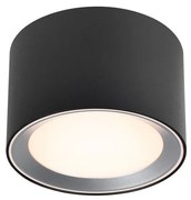 Nordlux Čierne prisadené kúpeľňové LED svietidlo Landon 8 6,5W 2110660103