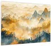 Obraz - Pohorie, akvarel (70x50 cm)