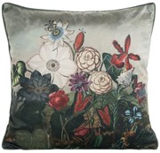 DEKORAČNÁ OBLIEČKA NA VANKÚŠ VELVET 45X45 CM KVETY
