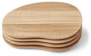 Ferm Living Servírovacia doska Cairn – sada 4 ks