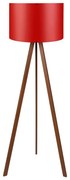 Stojacia lampa AYD 1xE27/40W/230V červená/hnedá