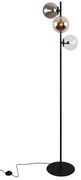 Stojacia lampa Paris, 3x sklenené tienidlo (mix 3 farieb), B