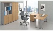 Zostava kancelárskeho nábytku Visio LUX 6, dub