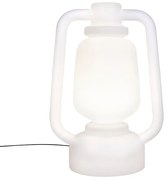 Stojaca lampa biela 110 cm IP44 - Storm Extra Large