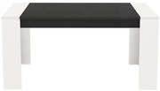 Stôl Cremona TS 155x90 biely/čierna 11008805