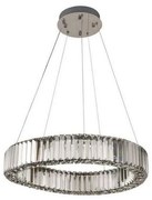 LED Stmievateľný luster na lanku LED/40W/230V 3000-6500K chróm + diaľkové ovládanie