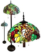 Tiffany svietidlo stojace Chain Oval WINE Ø42*160