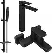 Mexen Mino DQ77 vaňová súprava, čierna - 72413DQ77-70