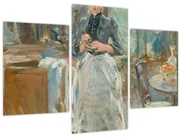 Obraz - Berthe Morisoti, In the Dining Room, reprodukcia (90x60 cm)