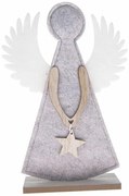 Vianočná dekorácia Anjel 27 cm, plsť