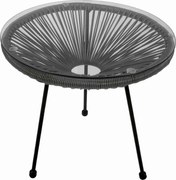 Záhradný stolík ACAPULCO - grafitový