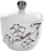 DEKORAČNÁ NÁDOBA KARIN 10X11 CM BIELA