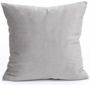 Zamatová obliečka na vankúš Cesar 40 x 40 cm - sivá