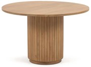 Okrúhly jedálenský stôl z mangového dreva v prírodnej farbe ø 120 cm Licia – Kave Home