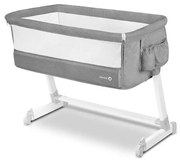 Lionelo - Cestovná postieľka THEO Concrete