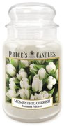 PRICE´S MAXI sviečka ve skle Moments To Cherish - horenie 150h