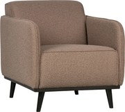 BePureHome Statement látkové kreslo - Svetlohnedá