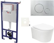 Závesný WC set do ľahkých stien / predstenová SAT BREVIS SIKOSSBRTOR71K