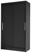 Šatníková skriňa Coletta I (čierna). Akcia -6%. Vlastná spoľahlivá doprava až k Vám domov. 1047509