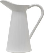 Biely keramický retro džbán - 23*13*25 cm
