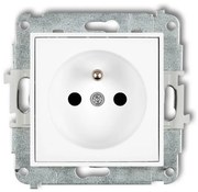 Zásuvka jednoduchá Z/U biela MGP-1ZP mini