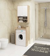 Kúpeľňová skrinka FIN H934 W64 2D 1P dub sonoma / biela