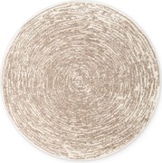 Kusový koberec Gloria Cavallo 106258 Creme Beige kruh, 120x120 (priemer) kruh, béžová, chodba / predsieň, Hanse Home