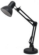 Stolná lampa Nexa, 1x čierne kovové tienidlo, b