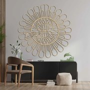 Kvetinová mandala hravosť a krása | POKOJ: Preglejka Topoľ - Honey 3071 30 cm 3982-104883 PR0348
