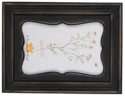 Čiernohnedý obdĺžnikový drevený rámček - 8*2*23 cm / 13*18 cm