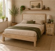 Posteľ Sita 180x200 indický masív mango