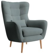 Kreslo Veneza 1 (sivá + buk). Akcia -19%. Vlastná spoľahlivá doprava až k Vám domov. 1098923