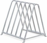 Obojstranný stojan na bicykle na zem, pre 5 bicyklov
