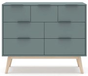 Komoda sivozelená 120x83x40 cm Pisco – Marckeric
