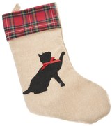 Vianočná textilná ponožka Mačka, 48 cm