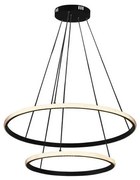 Stmievateľný LED luster s lankovým zavesením LED/55W/230V 3000-6500K priemer 60 cm + diaľkové ovládanie