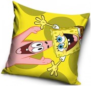 Dekoračný vankúš SpongeBob a Patrick - 40 x 40 cm