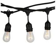 Vonkajšia reťaz STRING 5m 10xE27/40W/230V IP54