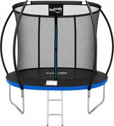 TRENDIE Trampolína s vnútornou sieťou 252 cm modrá + rebrík