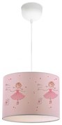 Detský luster CANDY 1xE27/40W/230V ružový
