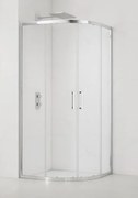 Sprchový kút štvrťkruh 80x80 cm SAT TEX SIKOTEXS80CRT