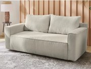 Rozkladacia pohovka Ron, šedo-béžová štruktúrovaná látka%