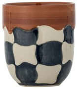 Bloomingville Hrnček Check Blue 375 ml