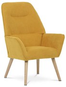 Autronic BONTEC Kreslo, modrá látka, AK-312 BLUE2 Farba: Žltá