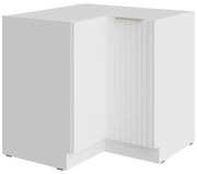 Kuchynská Skrinka Tuluza 90x90 DN 2F BB biely mat lamel