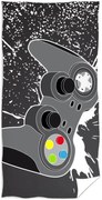 Bavlnená plážová froté osuška Gamer Gamepad - 100% bavlna s gramážou 300 g/m² - 70 x 140 cm